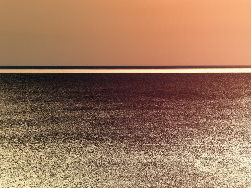 Warm Ocean Horizon by Petr Strnad — canvas wall art