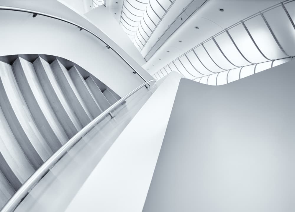 Sleek Interior Curves by Jeroen van de Wiel — canvas wall art