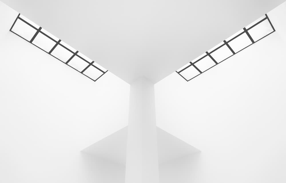 Architectural White Space by Greetje van Son — canvas wall art