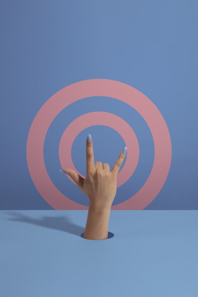 Rock On Target by Julia Ramiro — canvas wall art