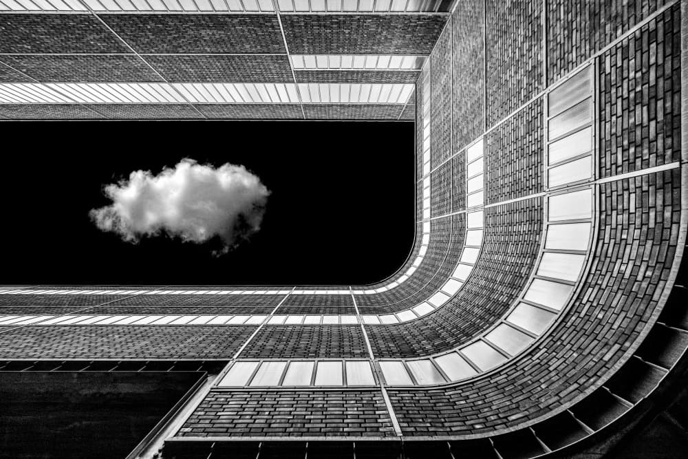 Die Wolke by Roland M Schwerdtfeger — canvas wall art