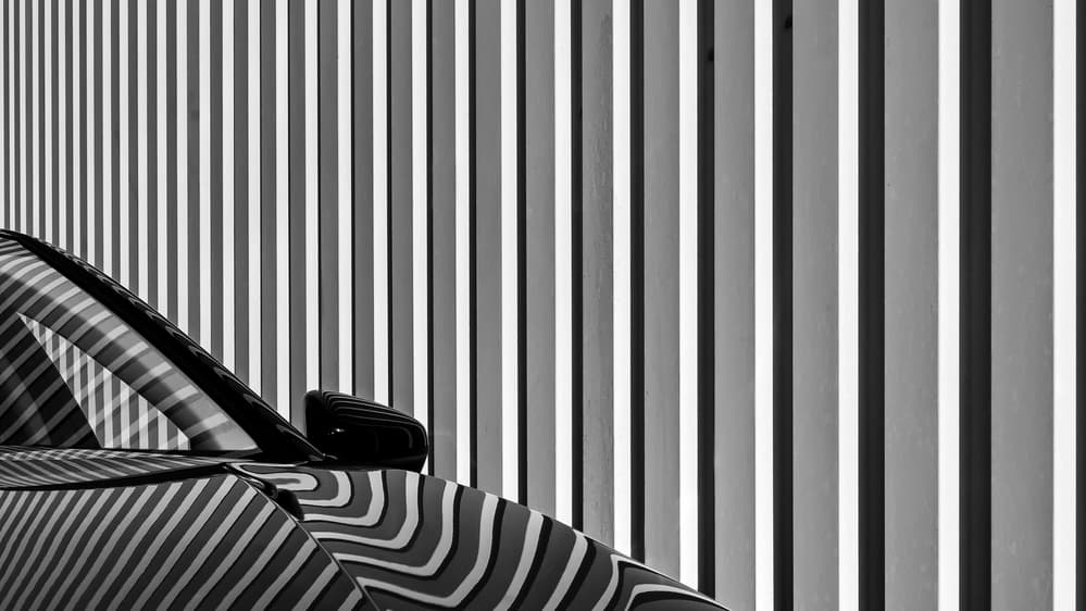 Geometric Car Art by Lus Joosten — canvas wall art