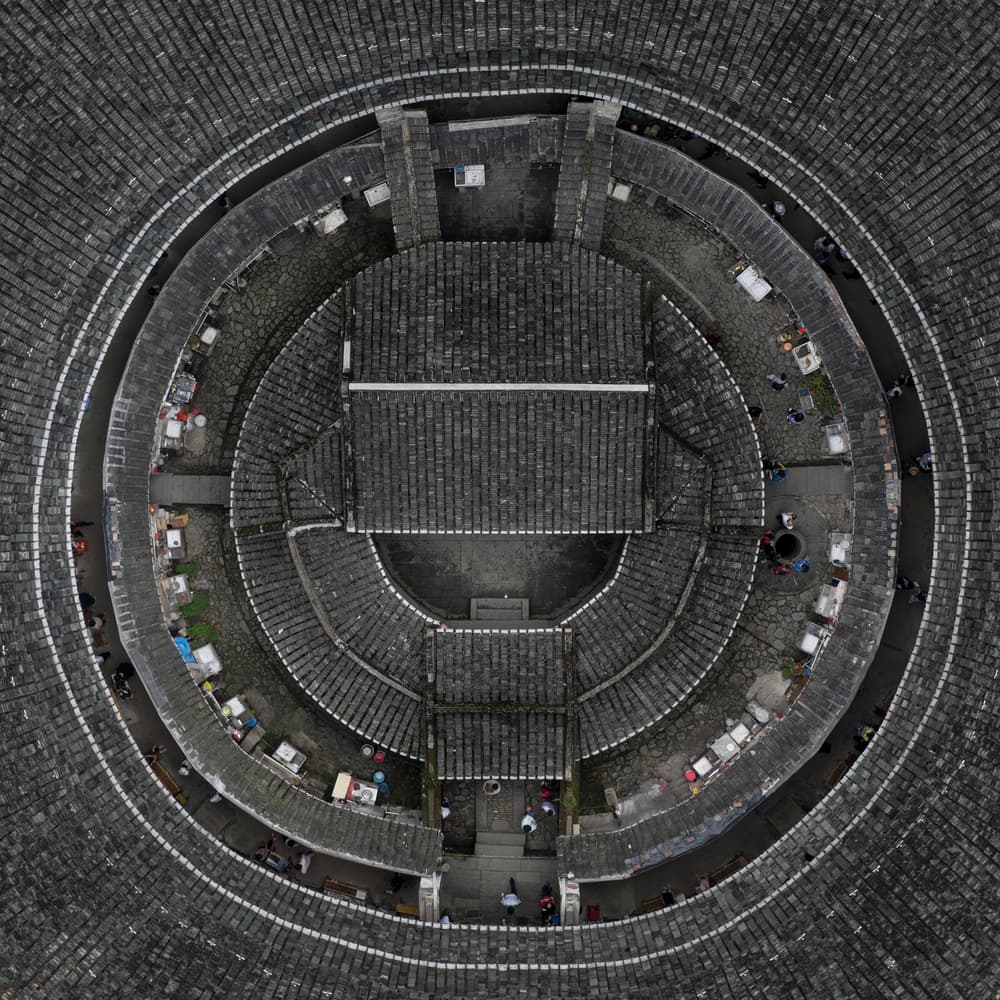 Fujian Tulou Village by Simoon — canvas wall art