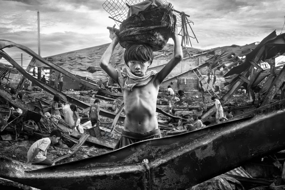 Child of the Rubble by Shinji Isobe — canvas wall art
