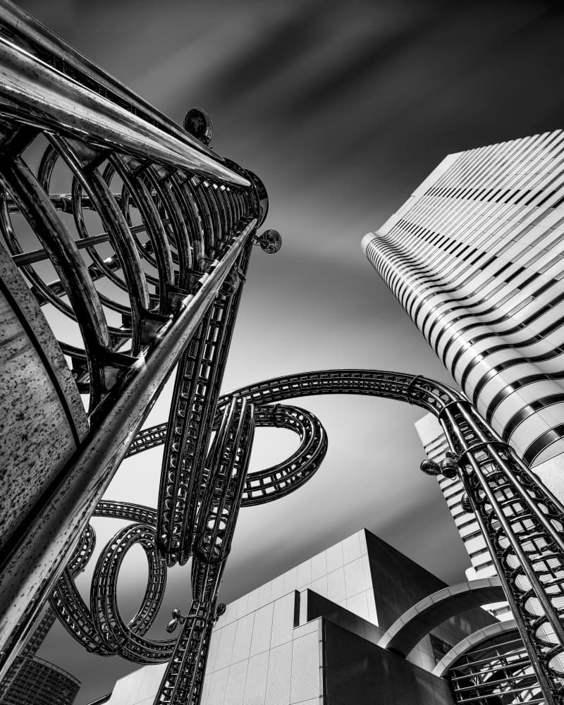 Dynamic Urban Architecture by Atsushi Inamura — canvas wall art