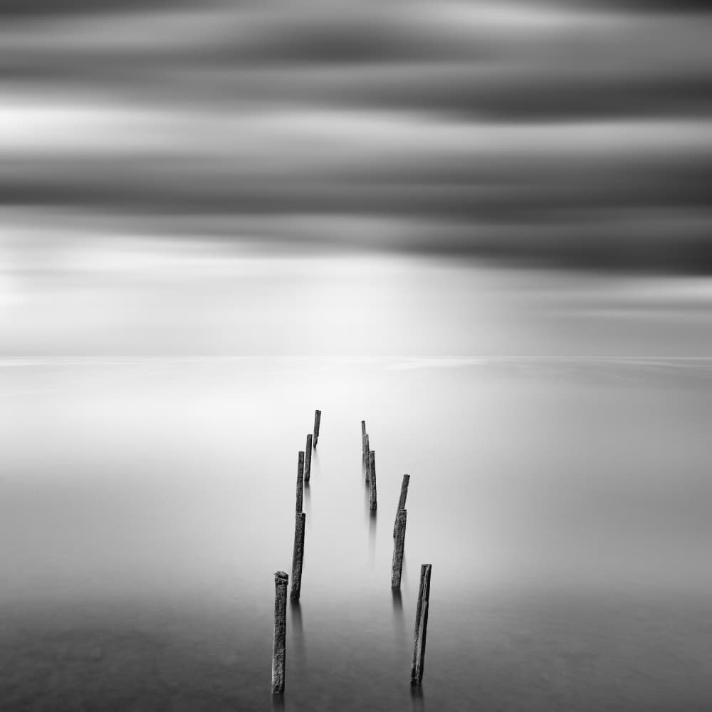 Serene Ocean Posts by George Digalakis — canvas wall art