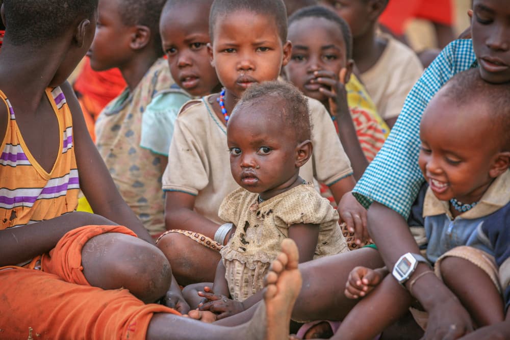 Innocent African Children by Jeffrey C. Sink — canvas wall art