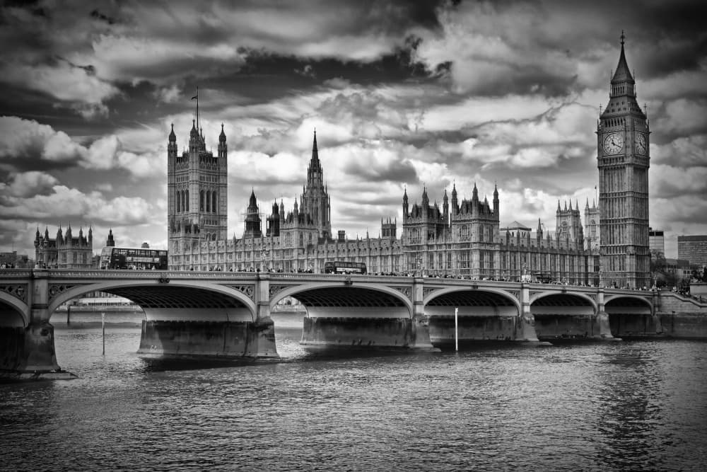 Big Ben and Westminster by Melanie Viola — canvas wall art