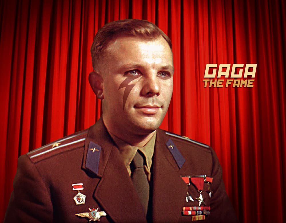 Cosmonaut Pop Portrait by Anton Terziev — canvas wall art