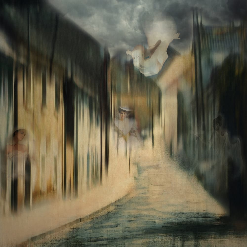 Ethereal Street Dream by Ewa Całkosińska-Kajzer — canvas wall art