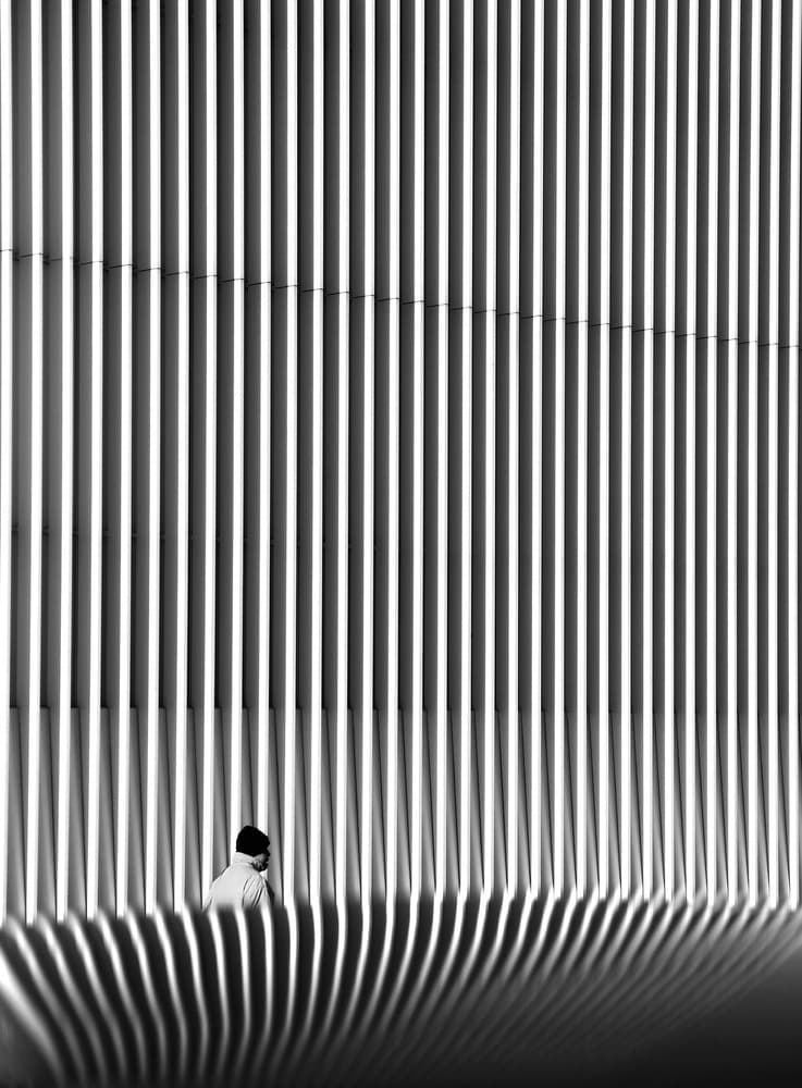 Geometric Solitude by Anna Niemiec — canvas wall art