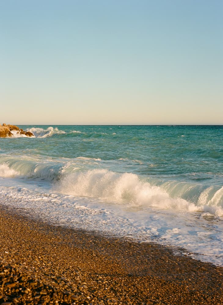 Sunlit Ocean Waves by Bethany Young — canvas wall art