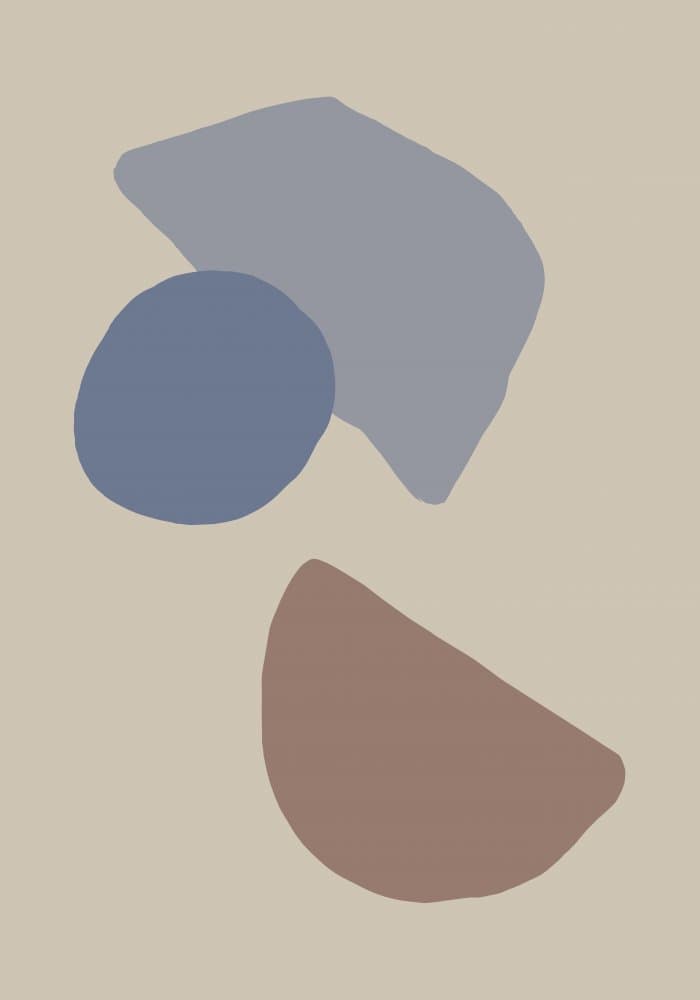 Muted Organic Forms by Pictufy Studio — canvas wall art