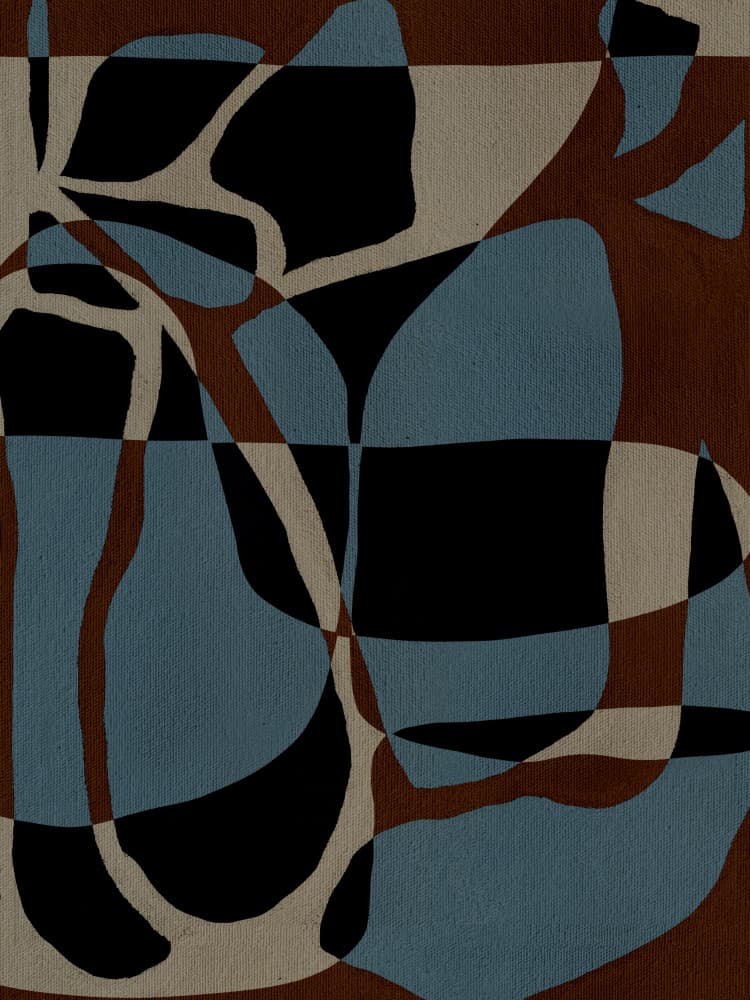 Contour 3 by Shatha Al Dafai — canvas wall art