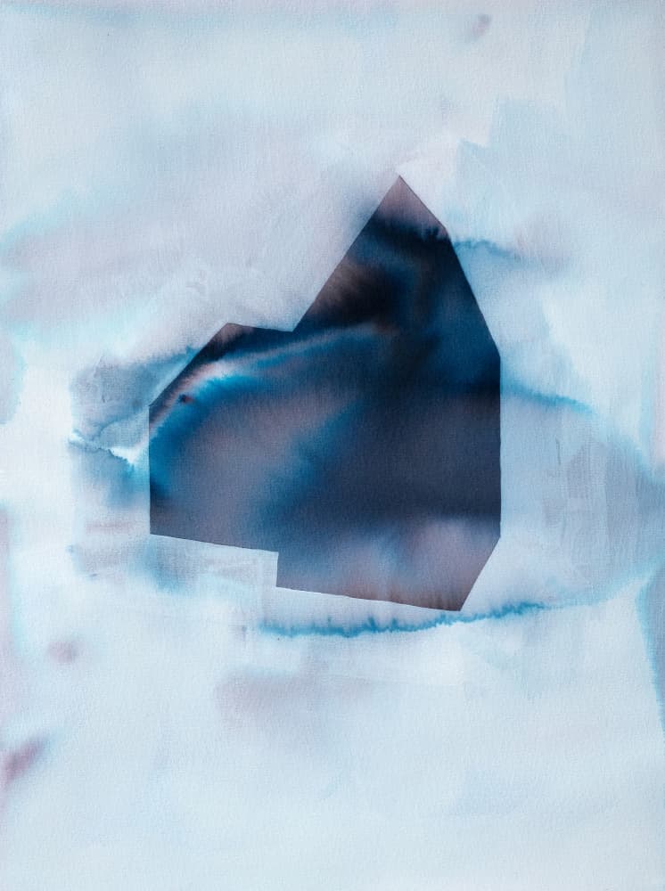 Ethereal Blue House by Joshua Hoskins — canvas wall art