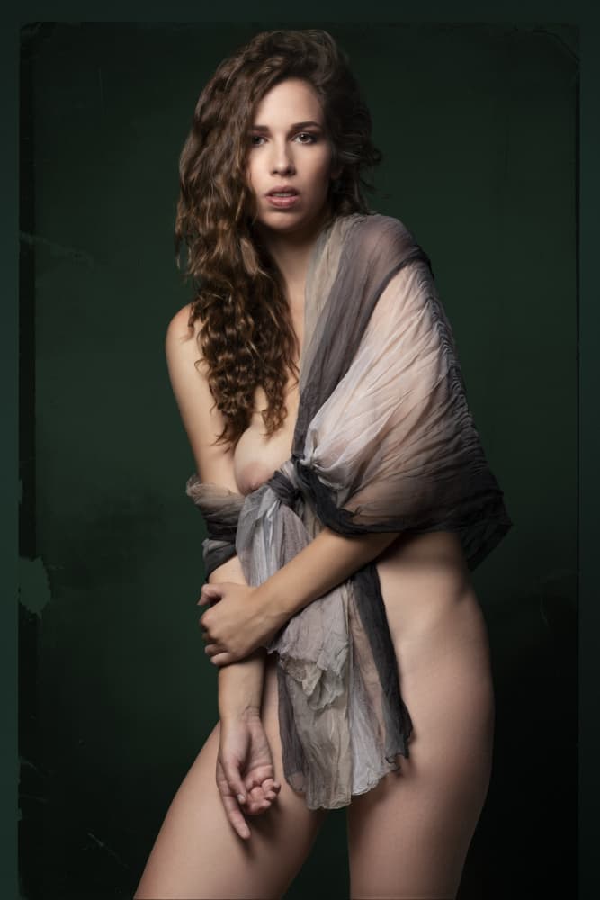 Ethereal Draped Figure by Jan Slotboom — canvas wall art
