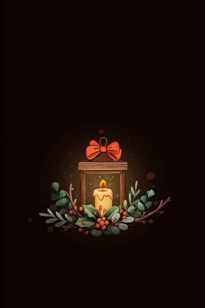Festive Candle Lantern by Xuan Thai — canvas wall art