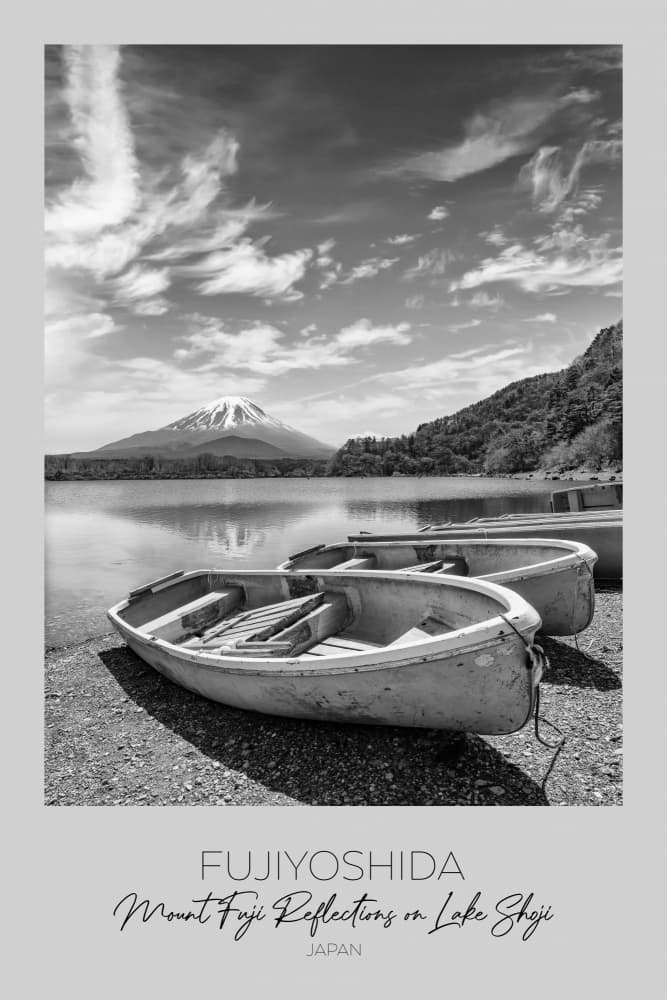 Mount Fuji Lake Reflection by Melanie Viola — canvas wall art