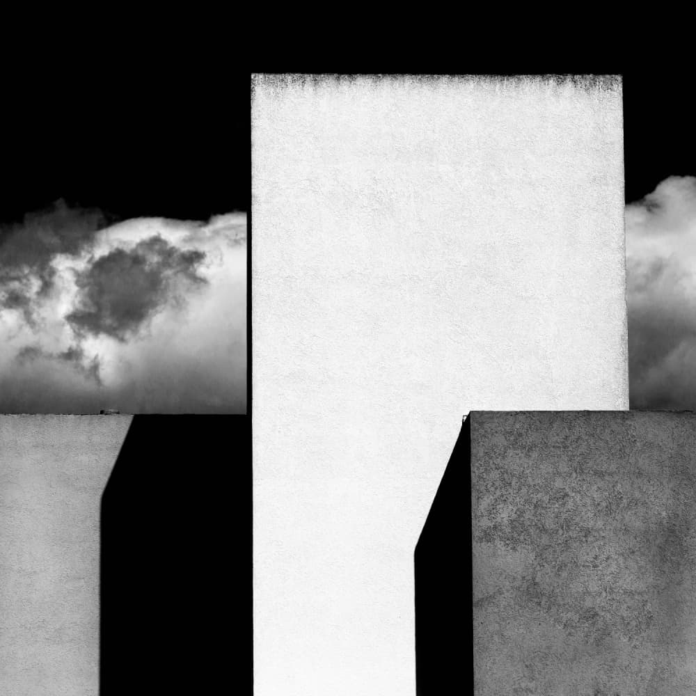 Stark Concrete Clouds by Massimo Della Latta — canvas wall art