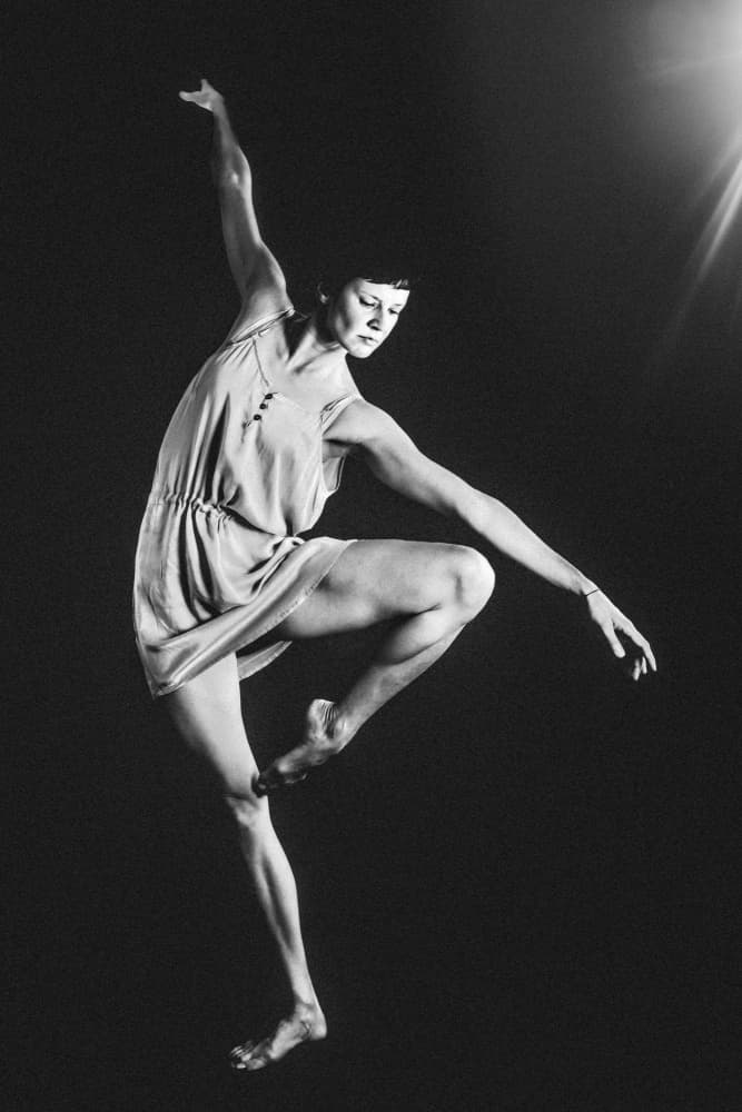 Graceful Dancer in Motion by Eiji Yamamoto — canvas wall art