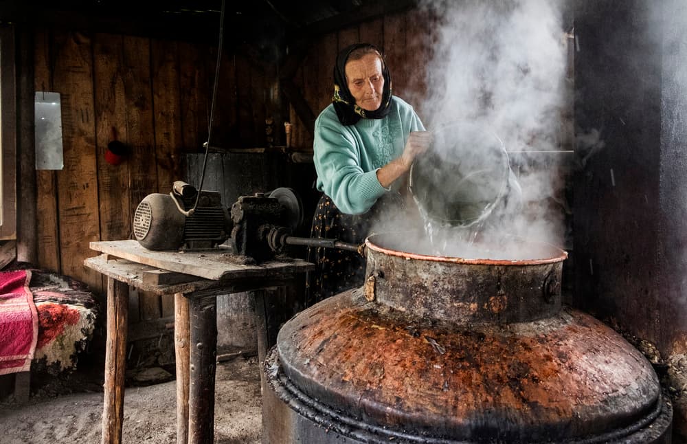 Traditional Brew Making by Andrei Nicolas - The Traveler — canvas wall art