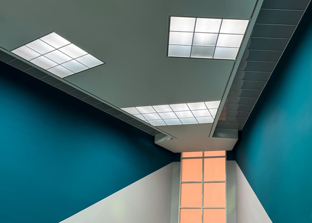 Geometric Light Space by Lus Joosten — canvas wall art