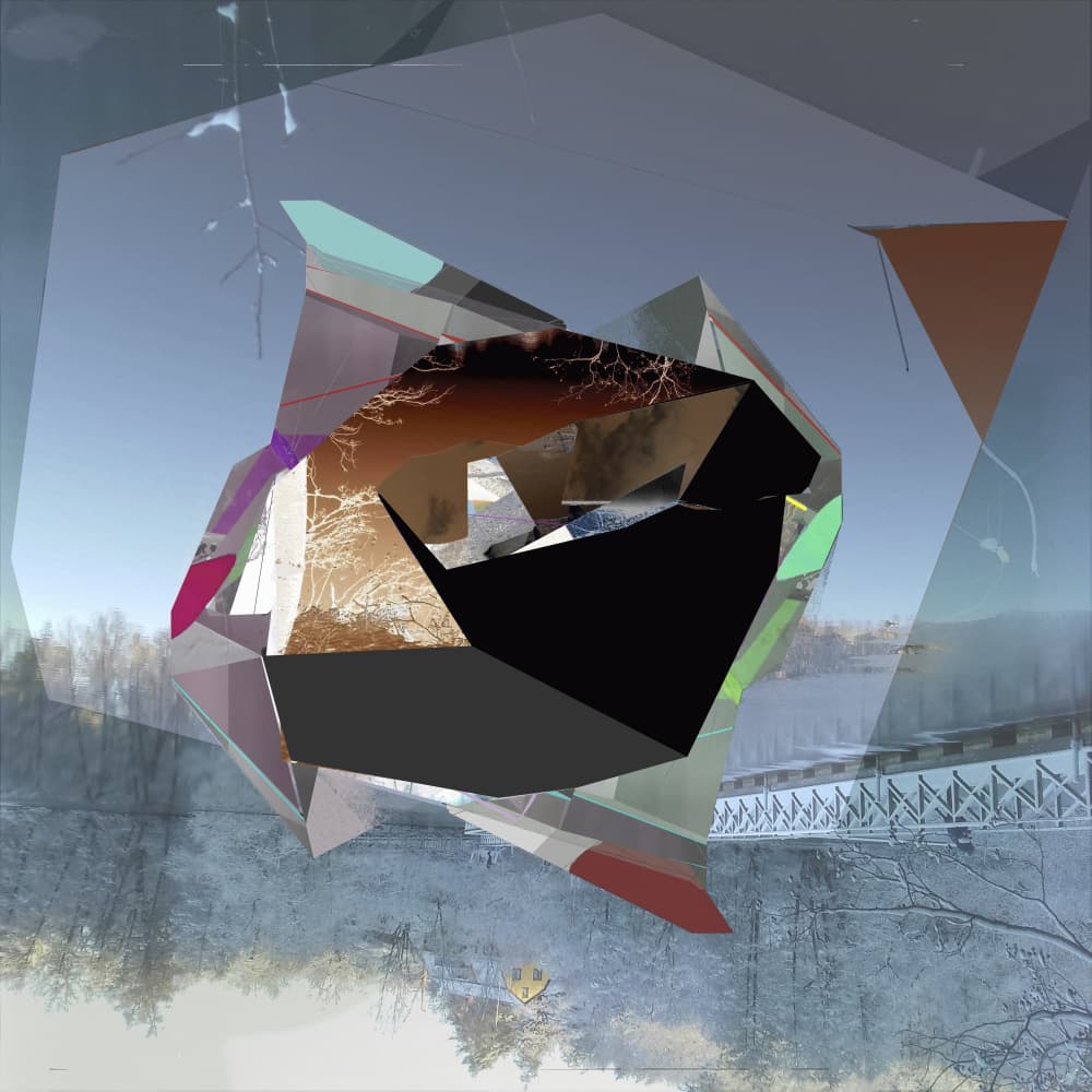 Abstract Winter Vision by Stefan Fransson — canvas wall art