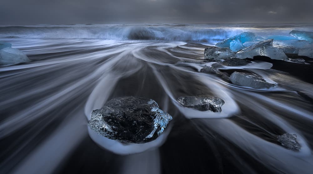 Glacial Beach Flow by Alfred Forns — canvas wall art