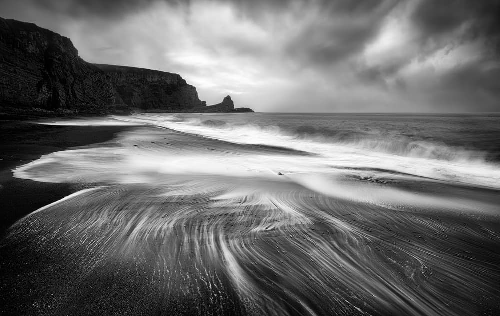 Dramatic Coastal Waves by Fran Osuna — canvas wall art