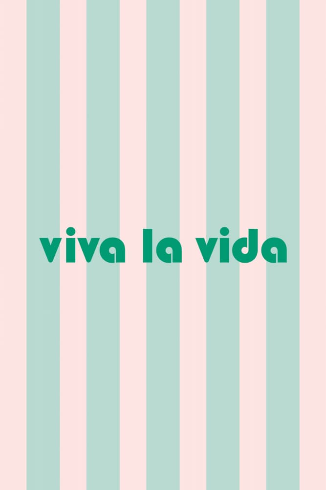 Pastel Viva La Vida by Karen Menzenbach — canvas wall art