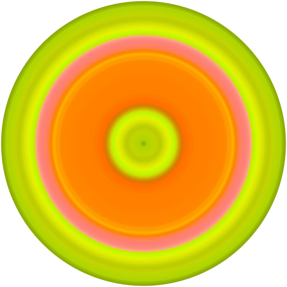 Bold Color Rings by PASLIER Morgan — canvas wall art