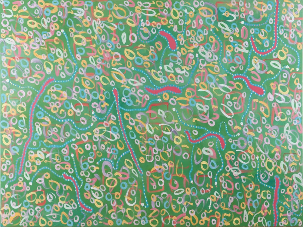 Vibrant Abstract Flow by Helen Joynson — canvas wall art