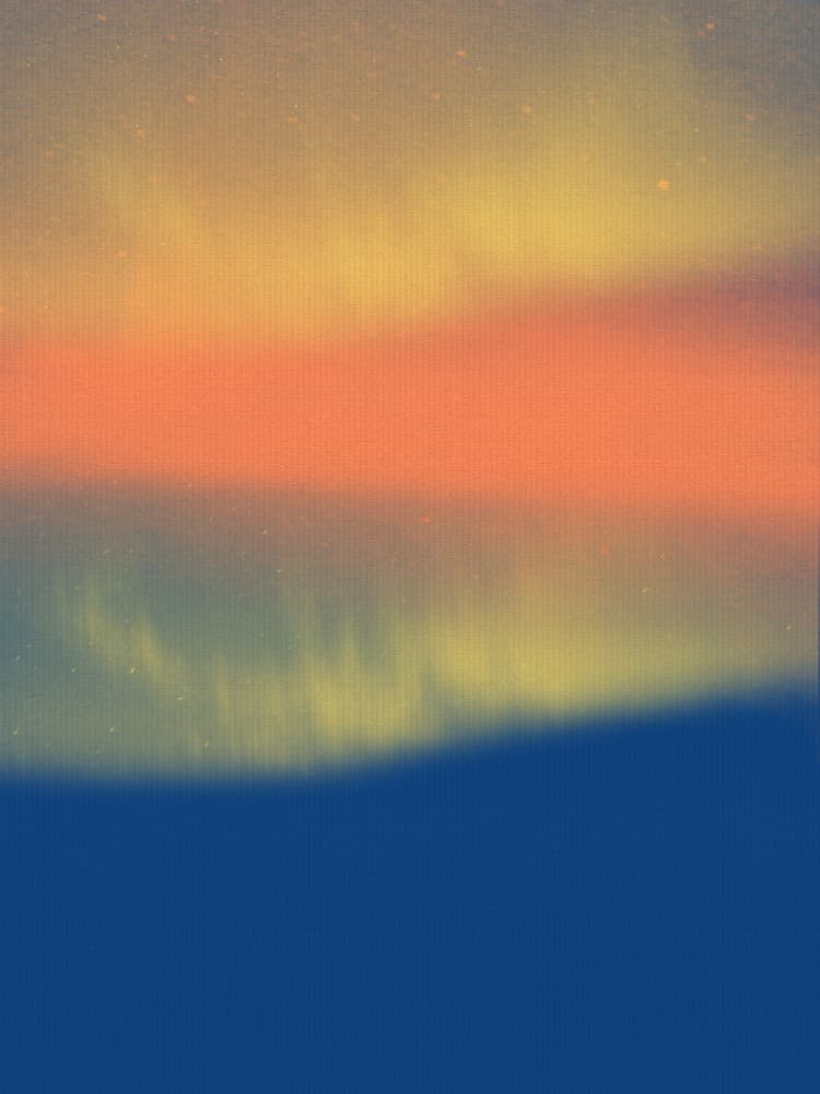 Aurora Horizon Glow by Dina Dankers — canvas wall art
