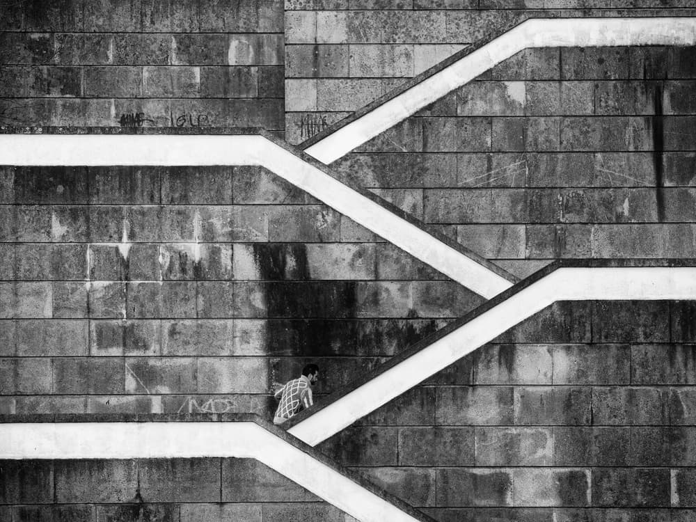 Geometric Ascent by Carlos Costa — canvas wall art