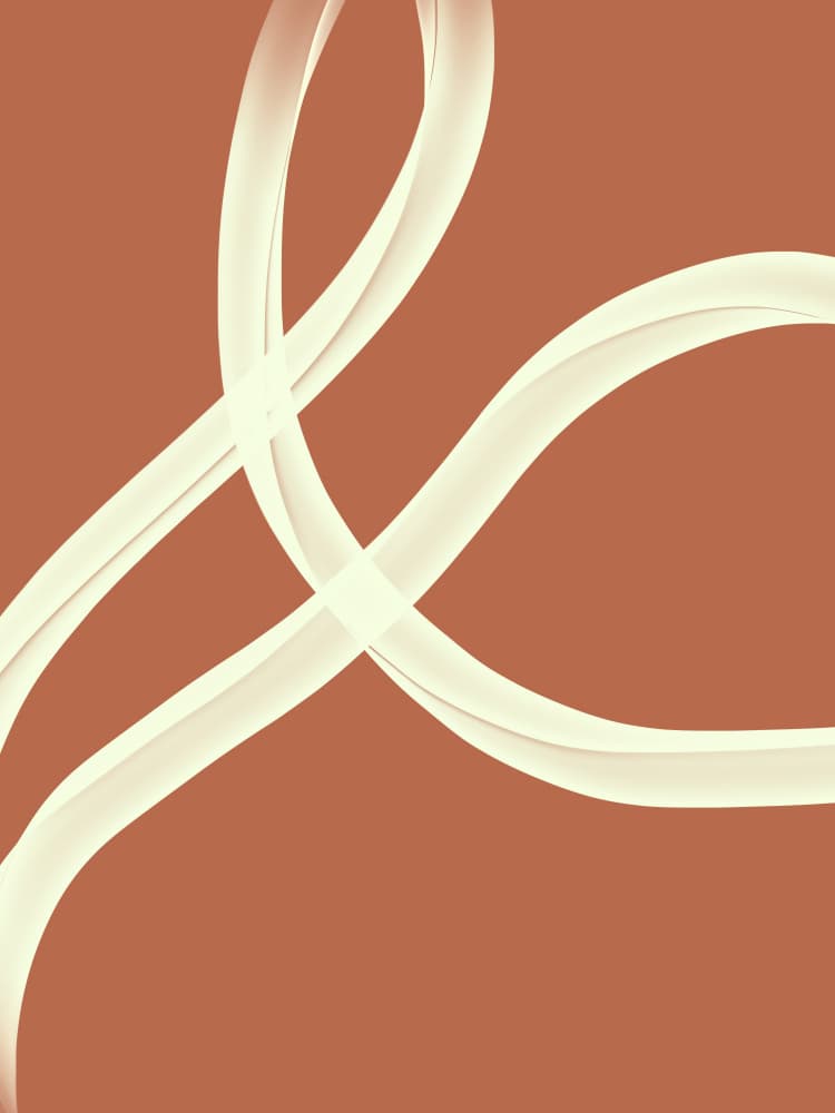Soft Flowing Curves by Studio Palette — canvas wall art