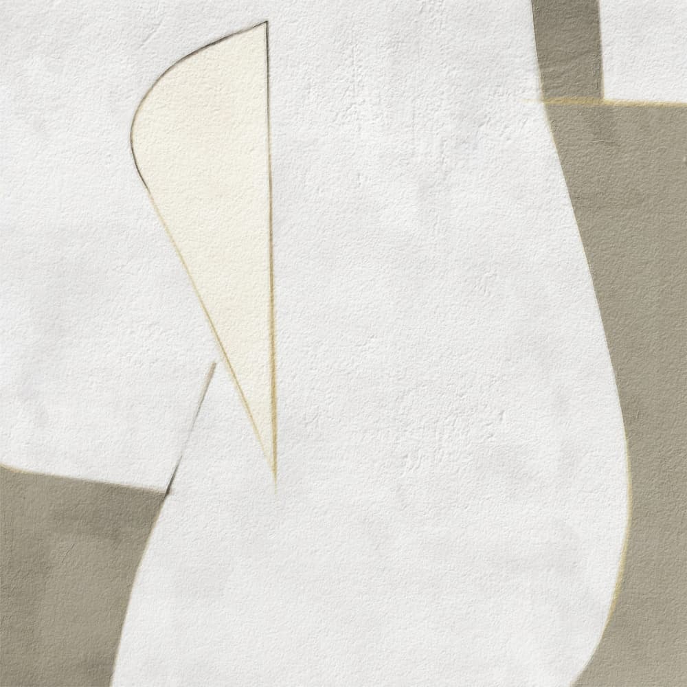 Neutral Abstract Shapes by Alma — canvas wall art
