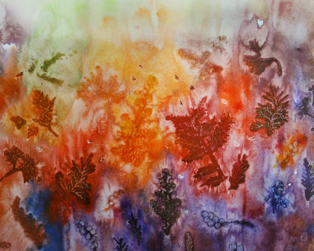 Autumn Foliage Wash by Georgi Kostov — canvas wall art