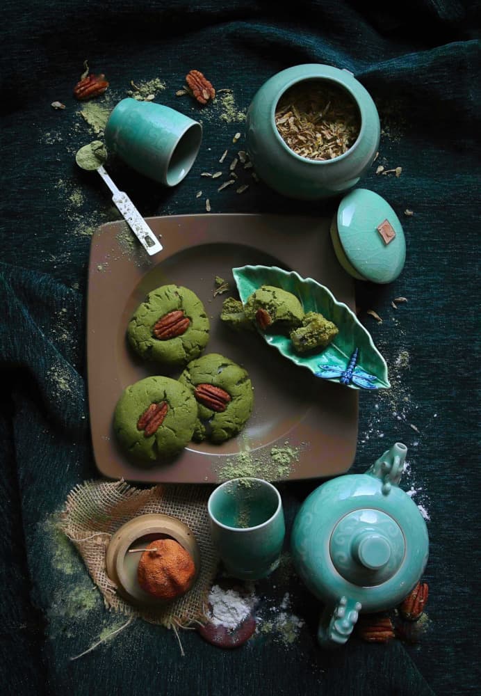 Matcha Tea Ceremony by Fangping Zhou — canvas wall art