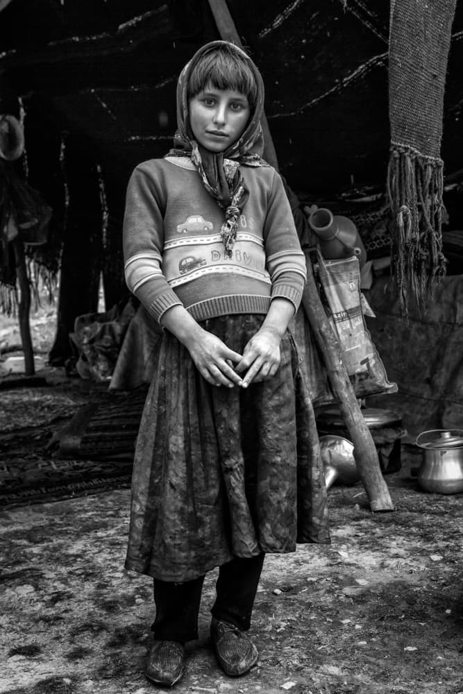 Nomadic Girl's Gaze by Mohammadreza Momeni — canvas wall art