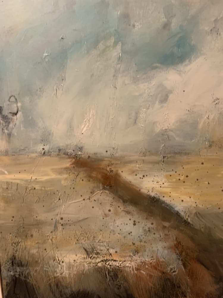Serene Abstract Landscape by Anna-Karin Bergius — canvas wall art