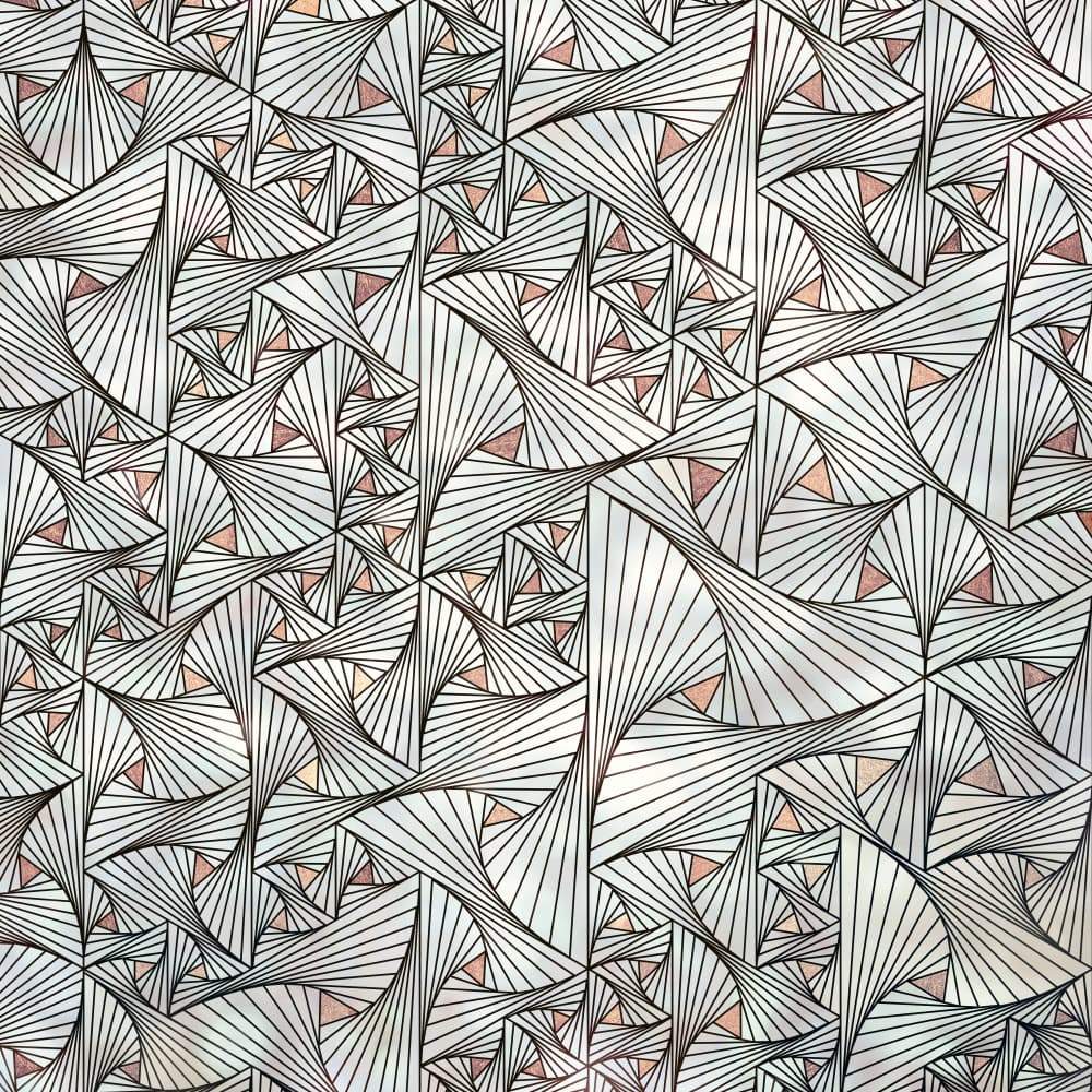 Spiraling Line Patterns by Angelo Cerantola — canvas wall art