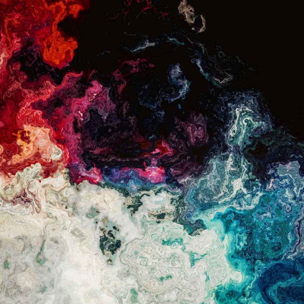 Dynamic Color Swirls by Justyna Jaszke — canvas wall art