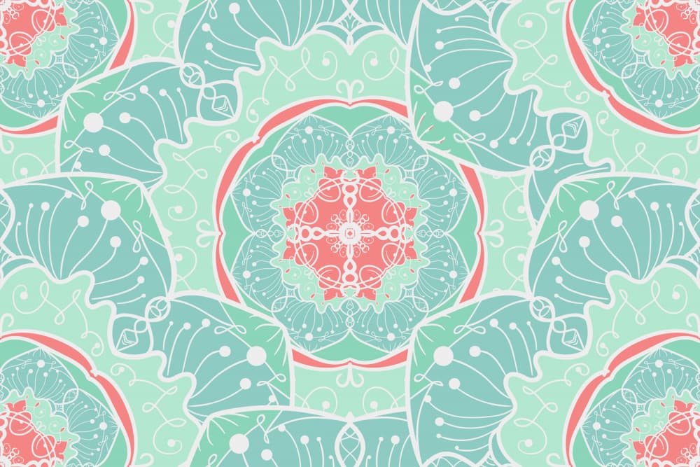 Intricate Pastel Mandala Blooms by Marika Barsrsind β canvas wall art