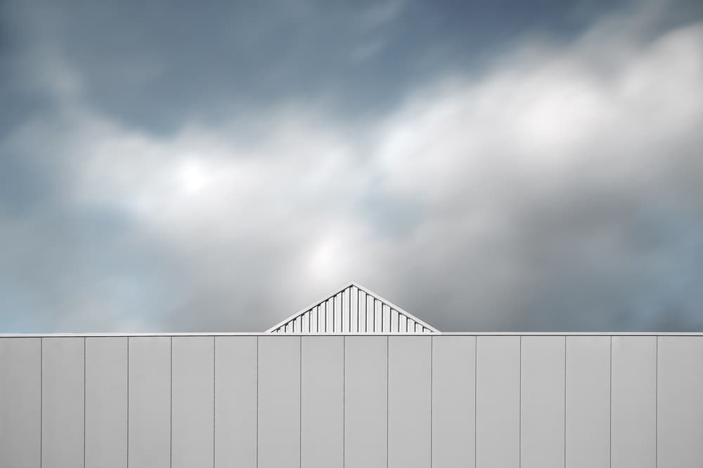 Modern Building Clouds by Gilbert Claes — canvas wall art