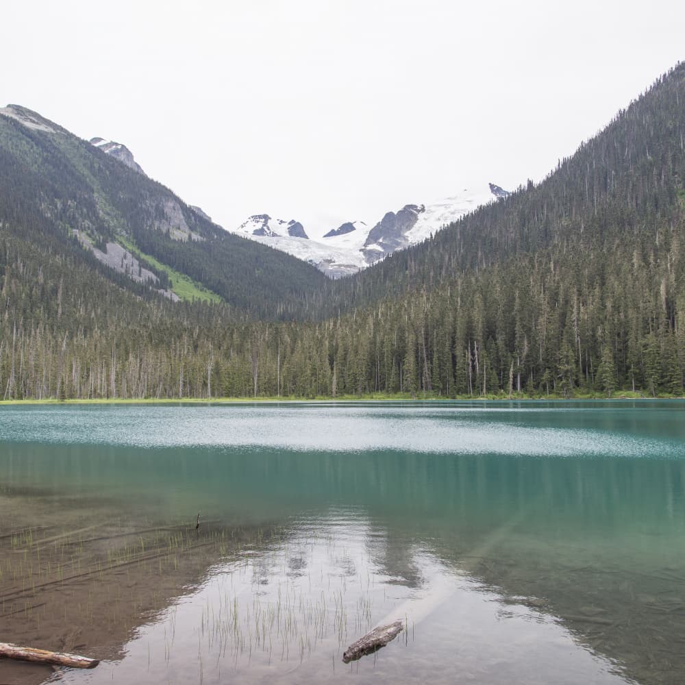 Turquoise Mountain Lake by Lynann Colligan — canvas wall art