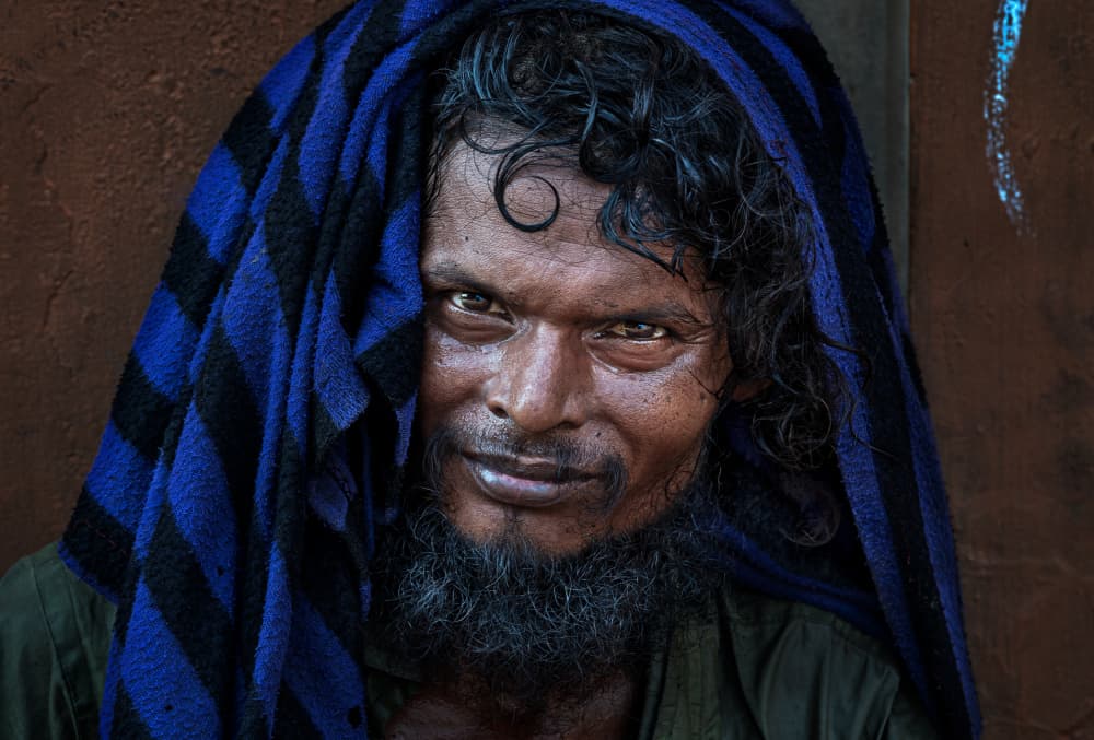 Bearded Man Gaze by Joxe Inazio Kuesta Garmendia — canvas wall art