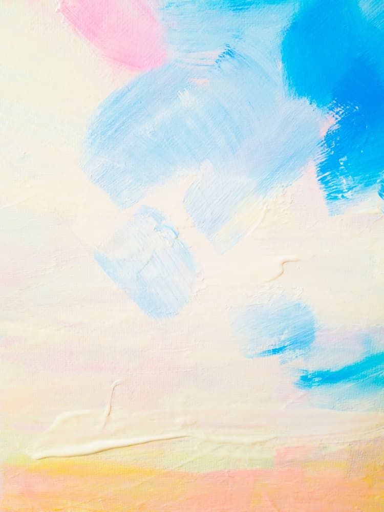 Soft Abstract Hues by Ejaaz Haniff — canvas wall art