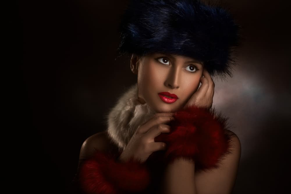 Glamorous Fur Fashion by Peppe Tambè — canvas wall art
