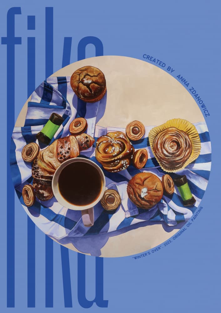 Cozy Fika Treats by Anna Zdanowicz — canvas wall art
