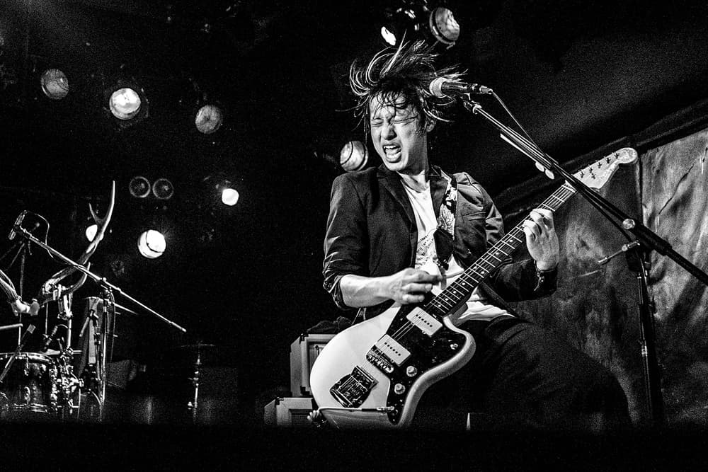 Live Rock Guitarist by Kenji Nakamatsu — canvas wall art